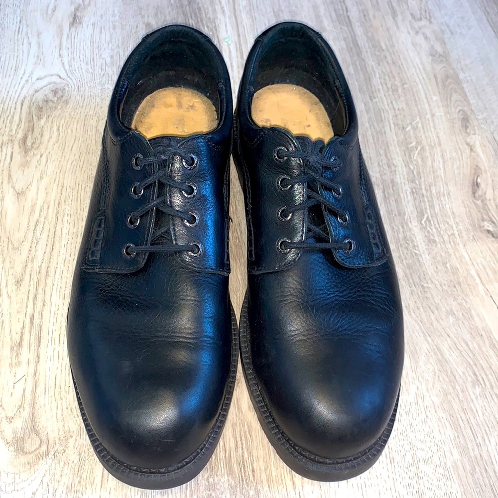Frye Black Colby Oxford Shoes 12